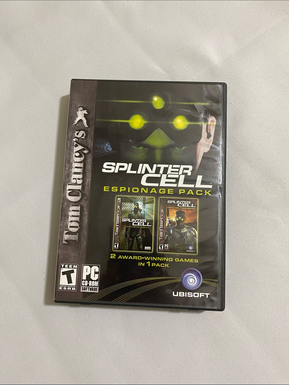 VINTAGE UBISOFT PC Games--Splinter Cell Espionage Pack